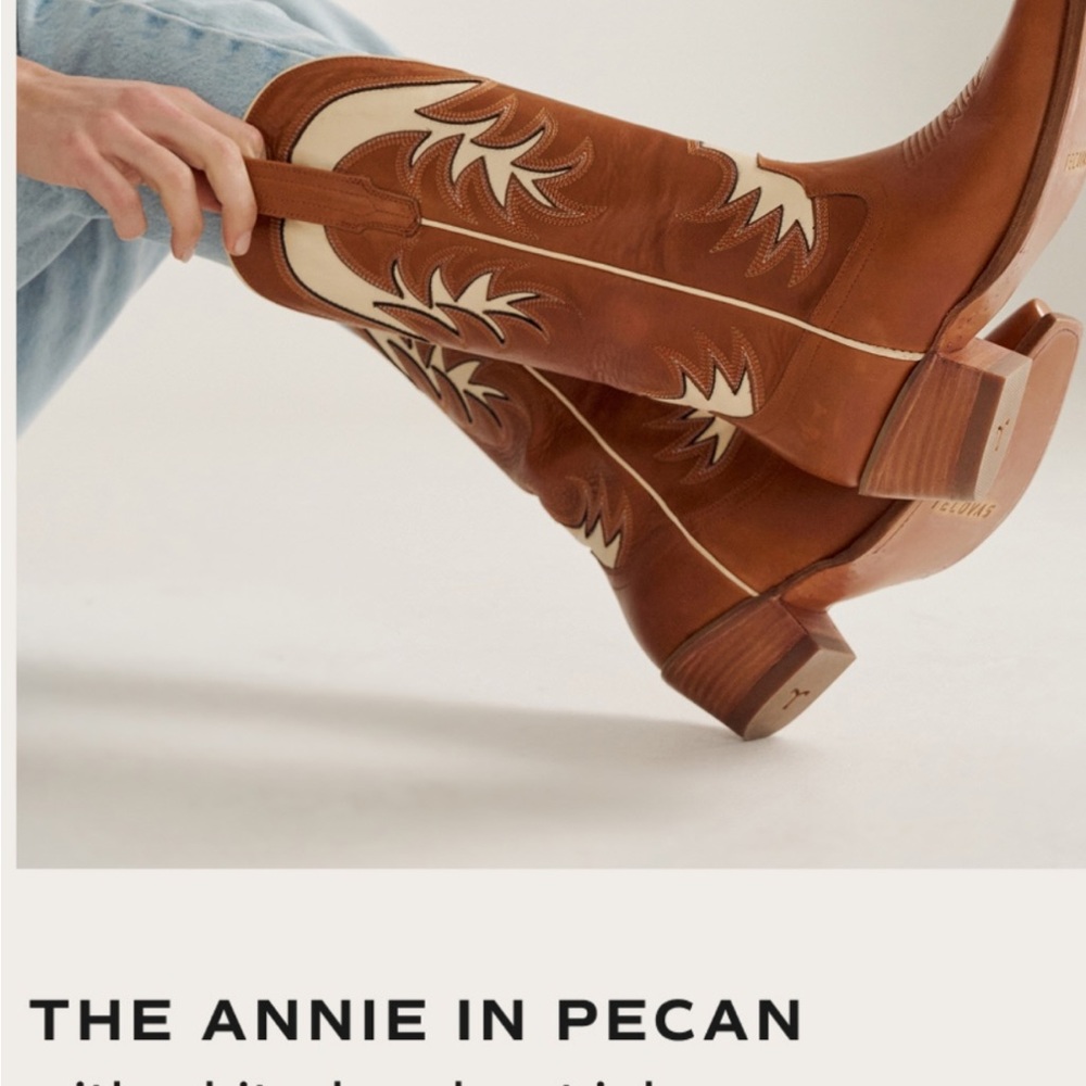 ***Sold***Tecovas The Annie in Pecan Bone Cowhide
